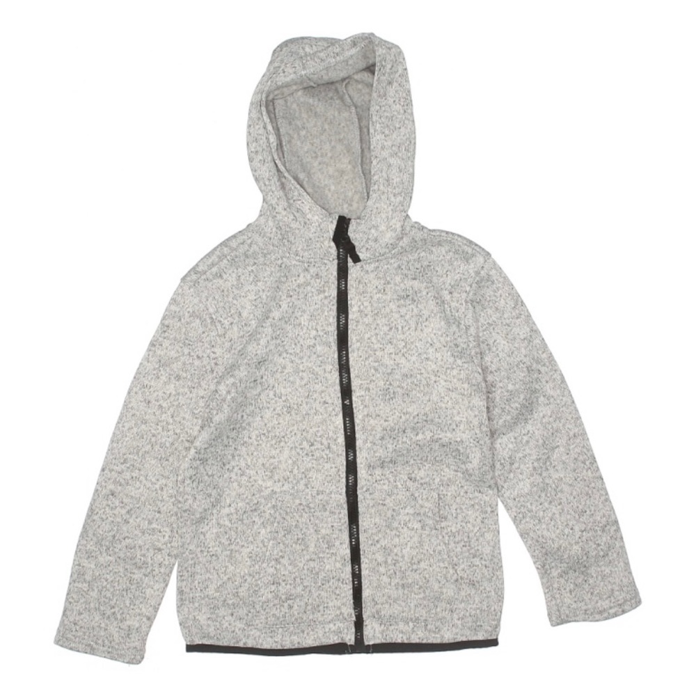 COPPER DENIM Youth Small Gray Zip Up Hoodie